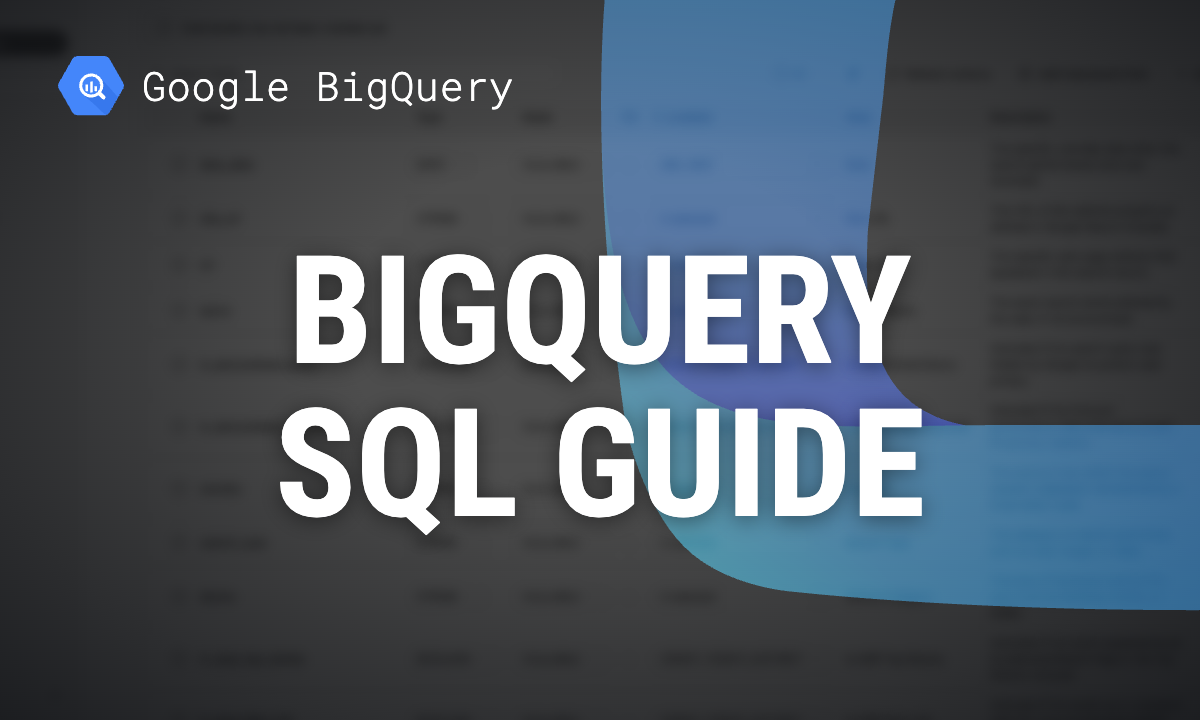 BigQuery SQL: syntax, clause order and tested examples