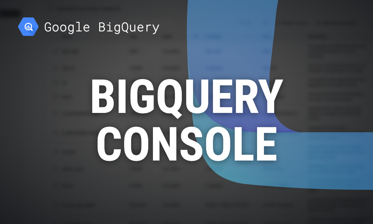 BigQuery console guide: BigQuery Studio, the query editor and job history