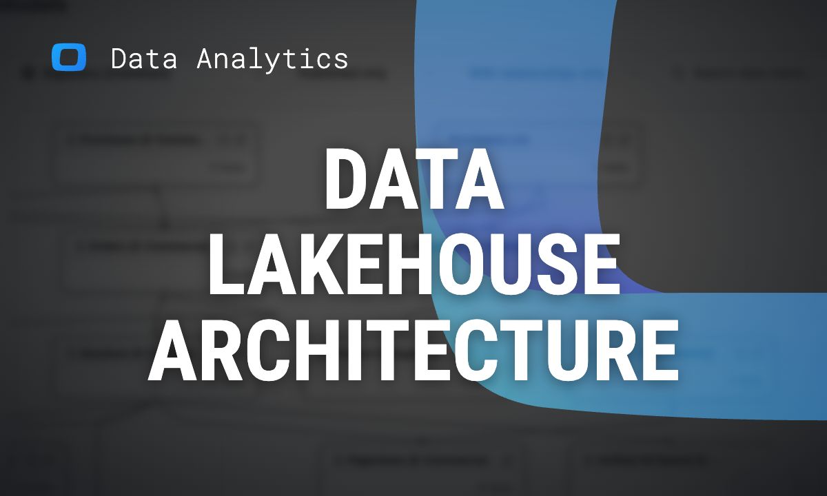 Data lakehouse architecture: the layers, open table formats and how to build one