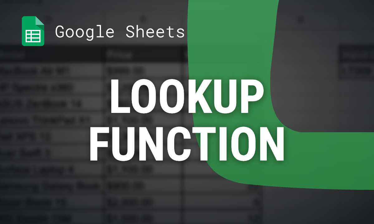 LOOKUP function in Google Sheets: syntax, examples and when to use another lookup