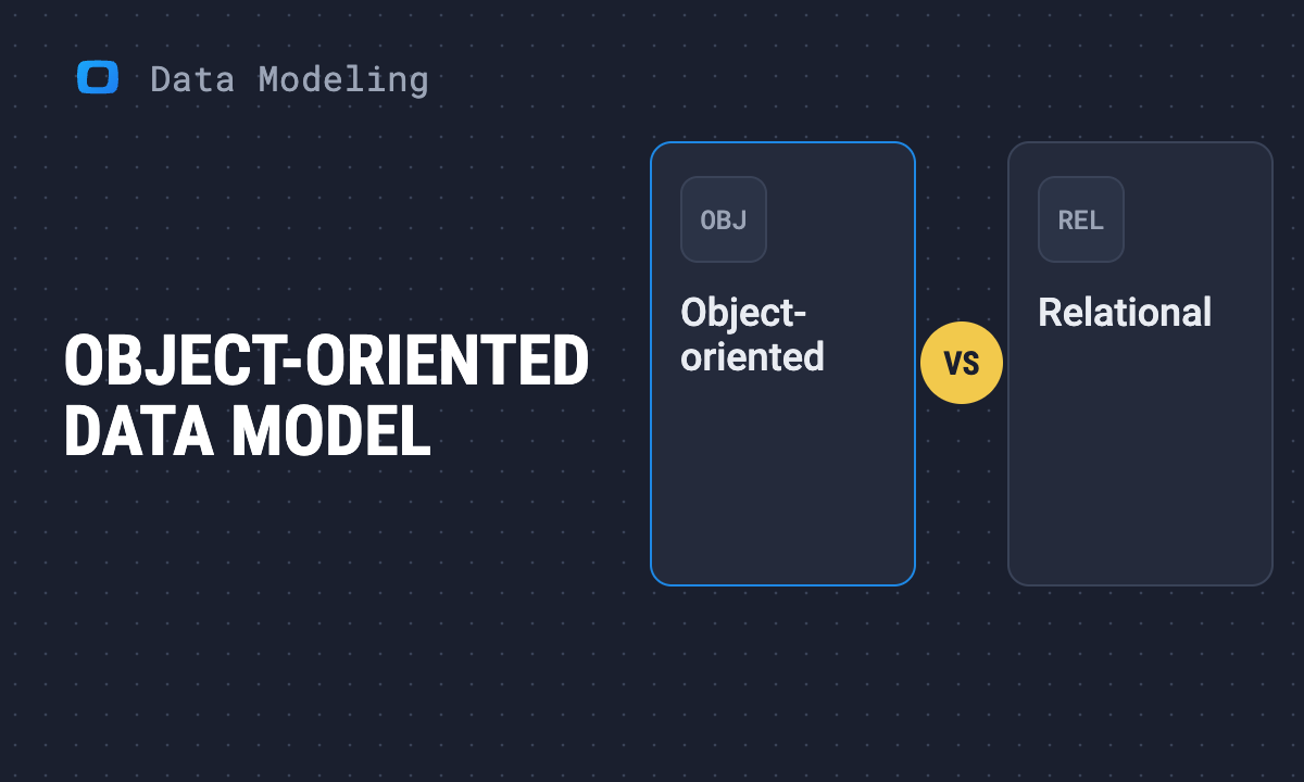 Object-oriented data models: definition, example, pros and cons