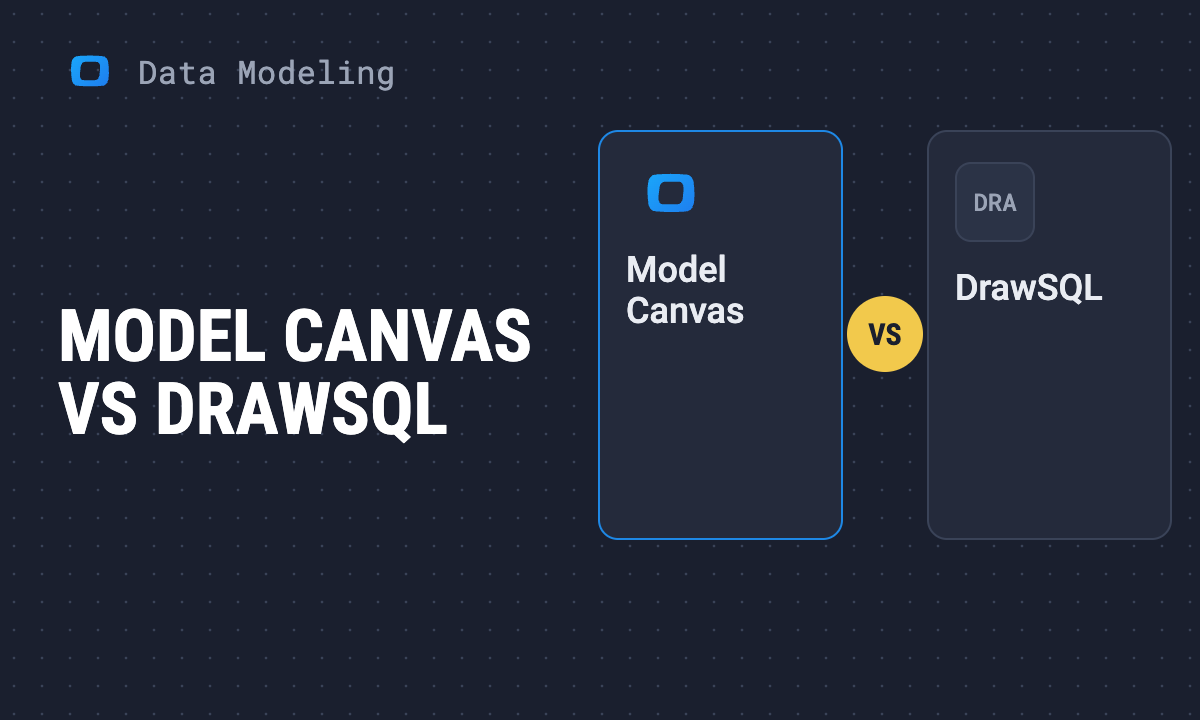 OWOX Model Canvas vs DrawSQL: ERD tools compared