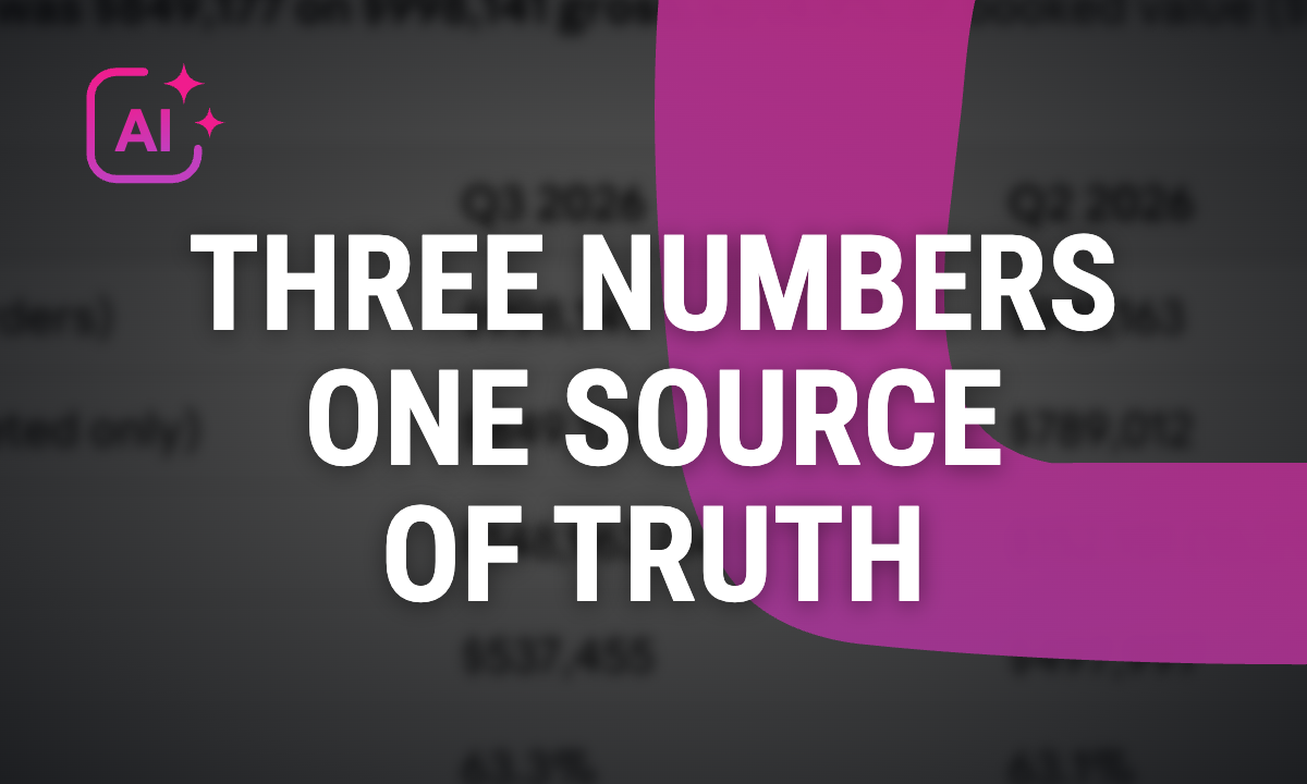 Everyone in the meeting has a different number: how to get one source of truth