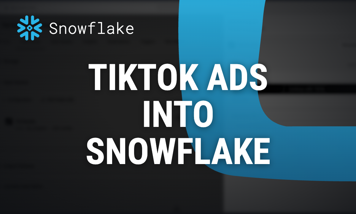 How to Load TikTok Ads Data into Snowflake with OWOX Data Marts