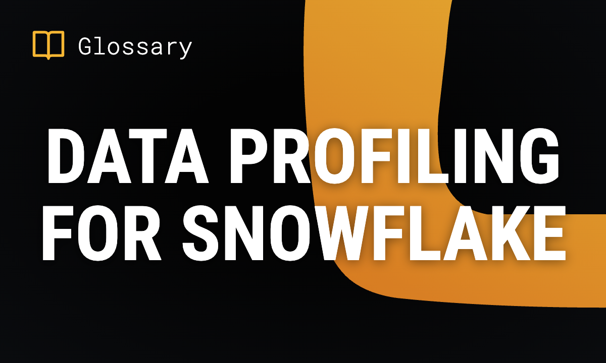 Data Profiling for Snowflake