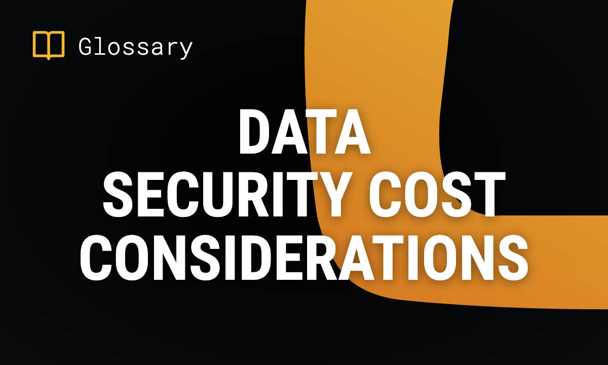 Data Security Cost Considerations