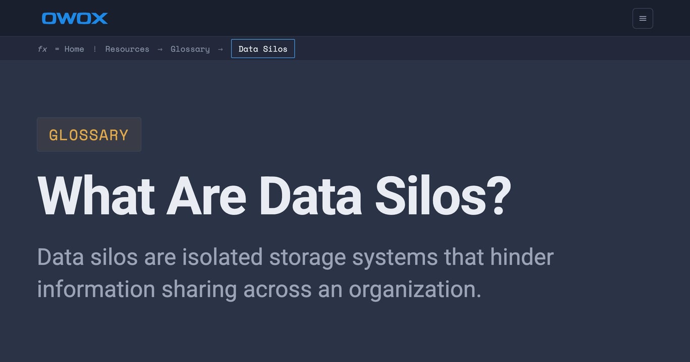 What are Data Silos? Causes & How to Break Them