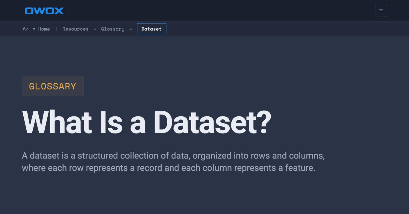 What is a Dataset? Definition & Examples