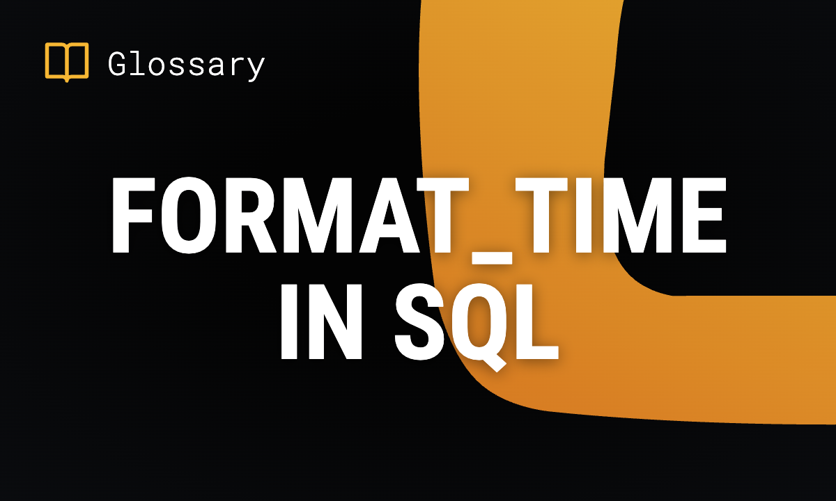 FORMAT_TIME in SQL