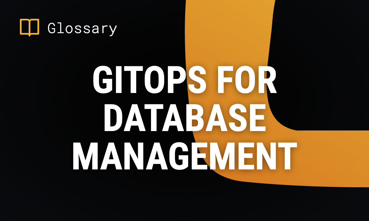 GitOps for Database Management