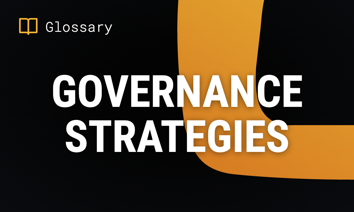 Governance Strategies