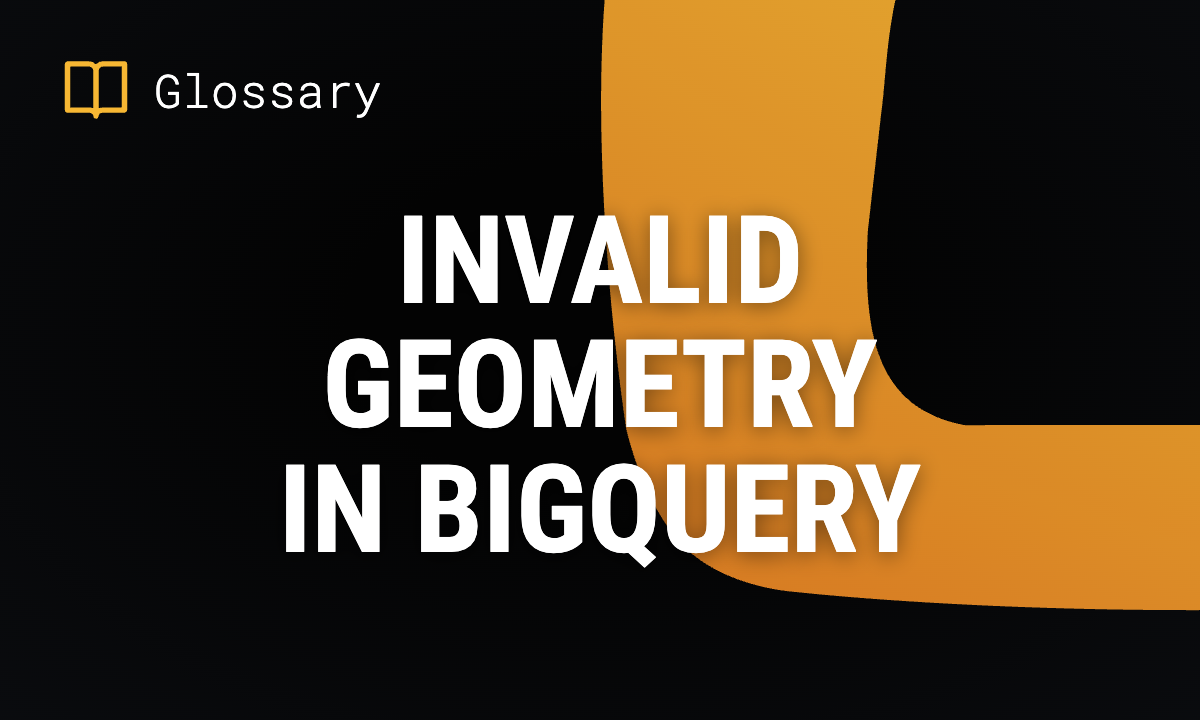 Invalid Geometry in BigQuery