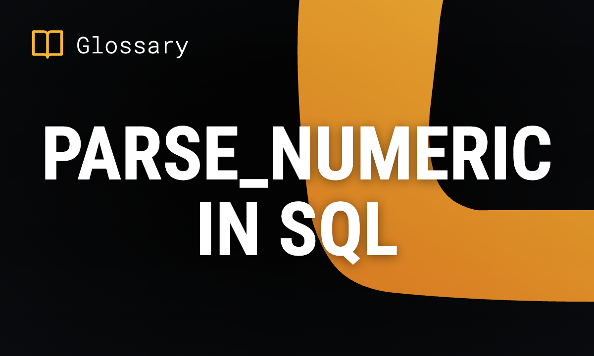 PARSE_NUMERIC in SQL