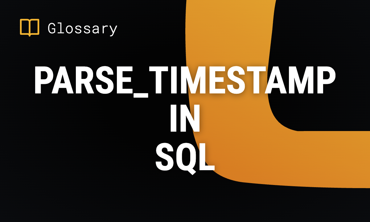 PARSE_TIMESTAMP in SQL