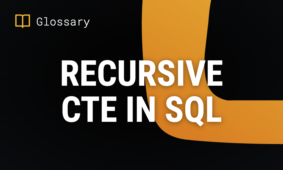 Recursive CTE in SQL