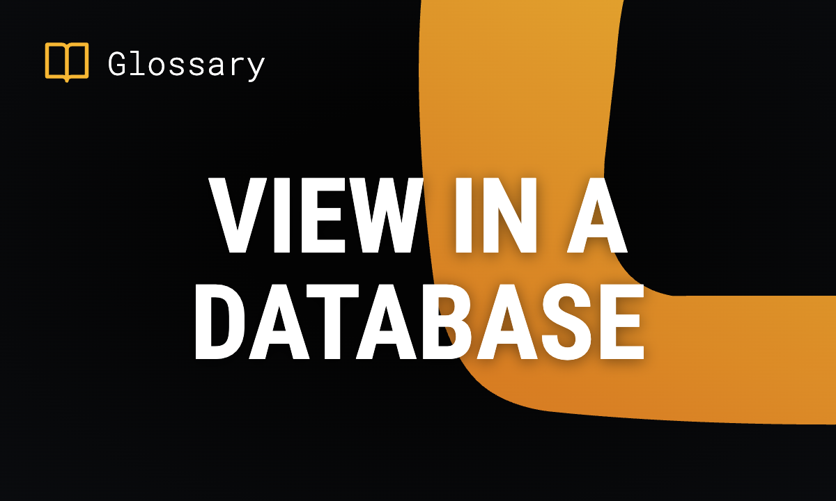 What is a View in a Database?