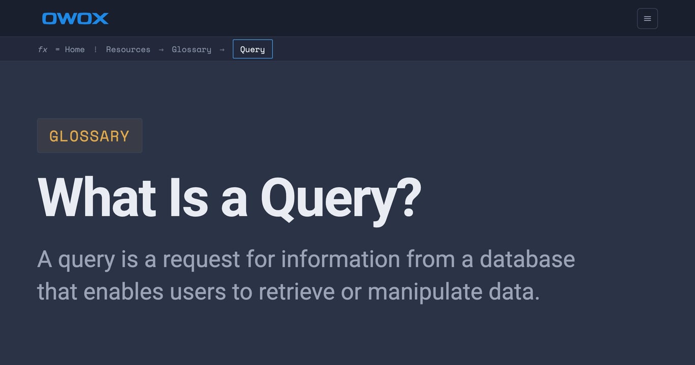 What is a Query? SQL Definition & Examples