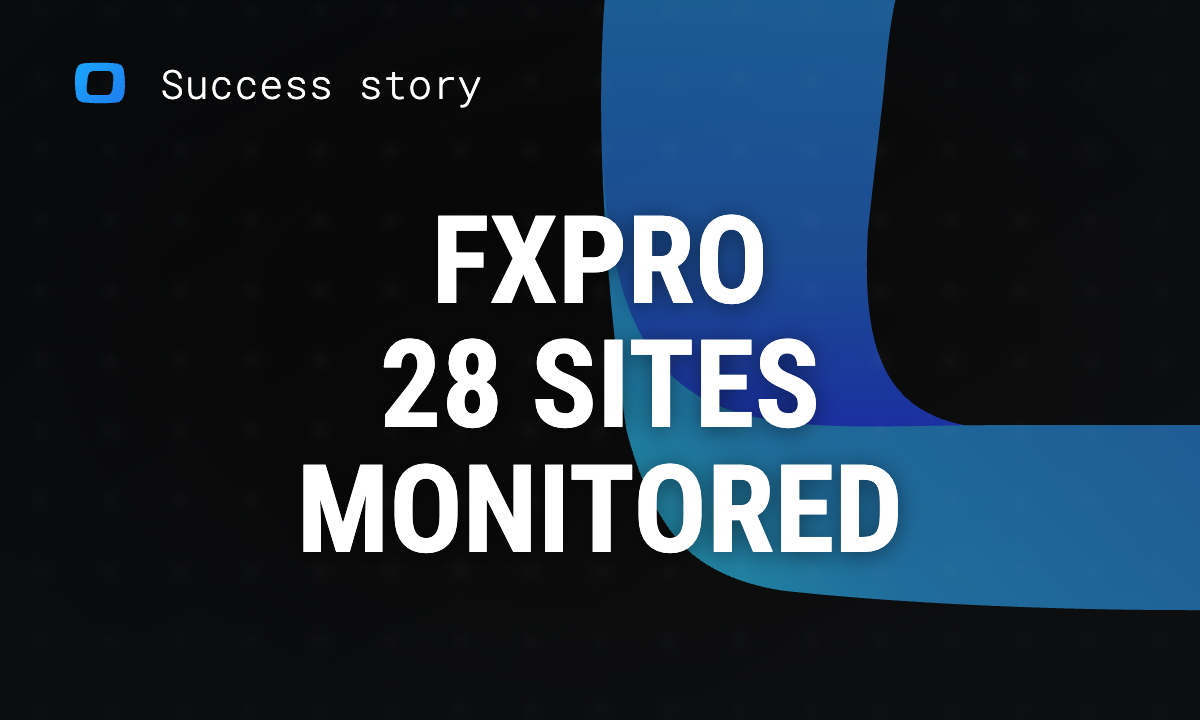 Monitoring Web Data Quality: FxPro Case Study