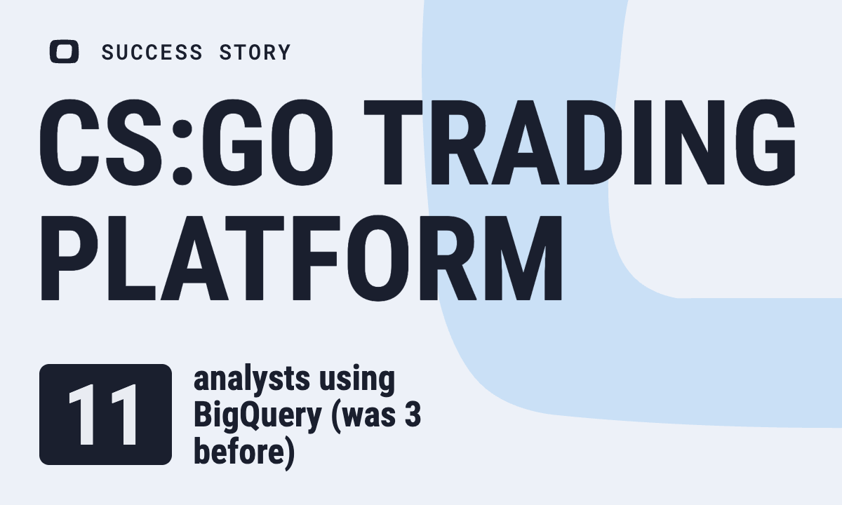 CS:GO Trading Platform: Advanced Analytics Setup for CS:GO Trading by OWOX