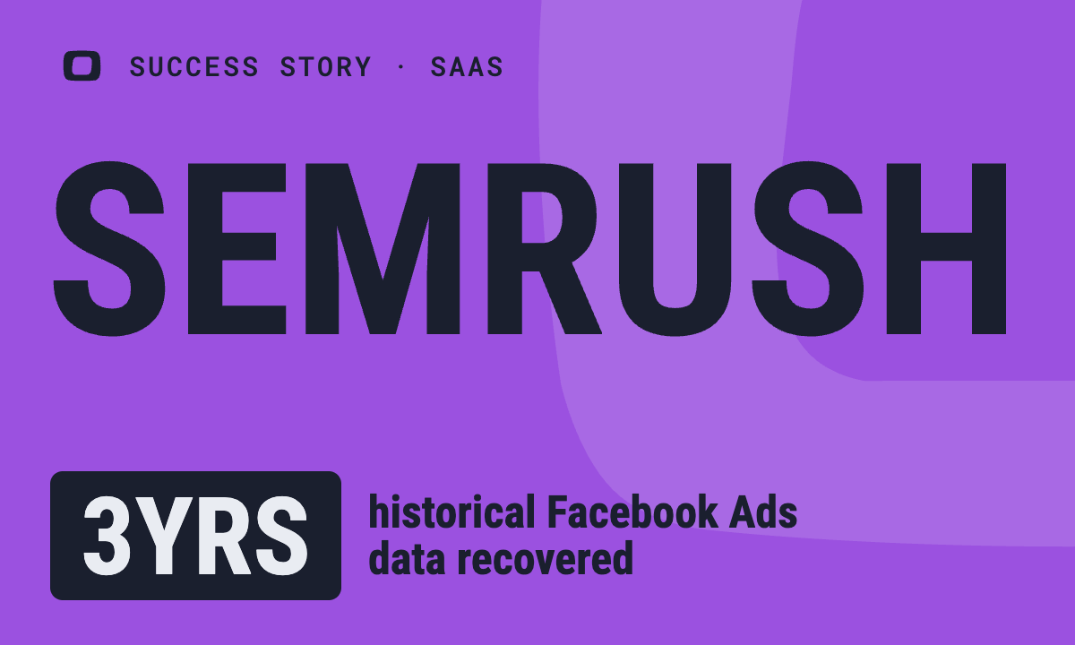SEMrush: Raw Facebook Ads Data: SEMrush's Strategy to Maximize ROI