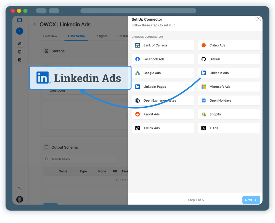 Step 2: Create a LinkedIn Ads Data Mart
