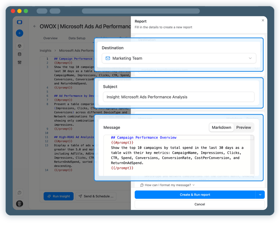 Step 5: Get more from your Microsoft Ads Data