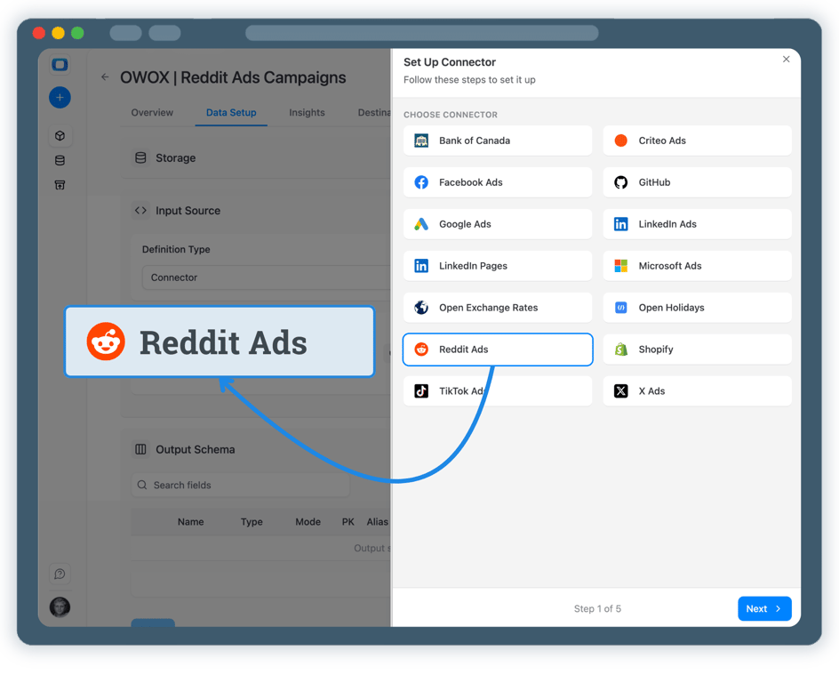 Step 2: Create a Reddit Ads Data Mart