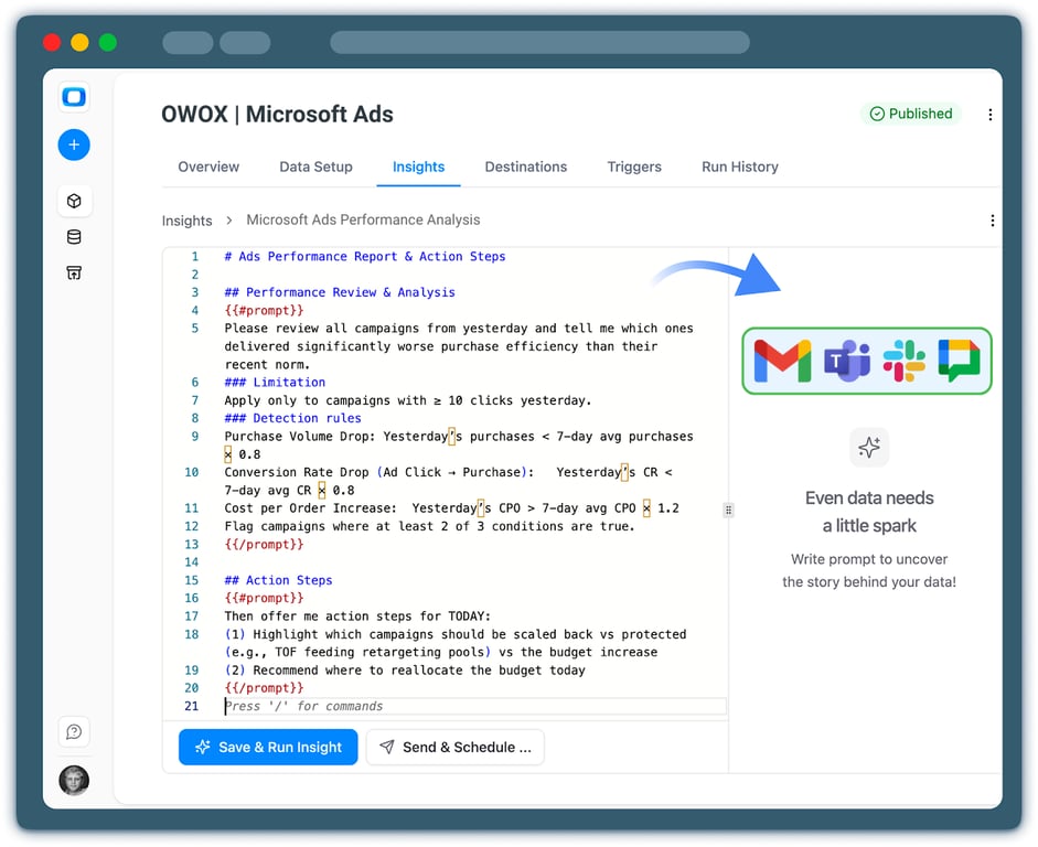Step 3: Configure AI Insights