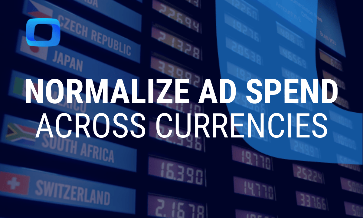 How to normalize ad spend across currencies in Google Sheets