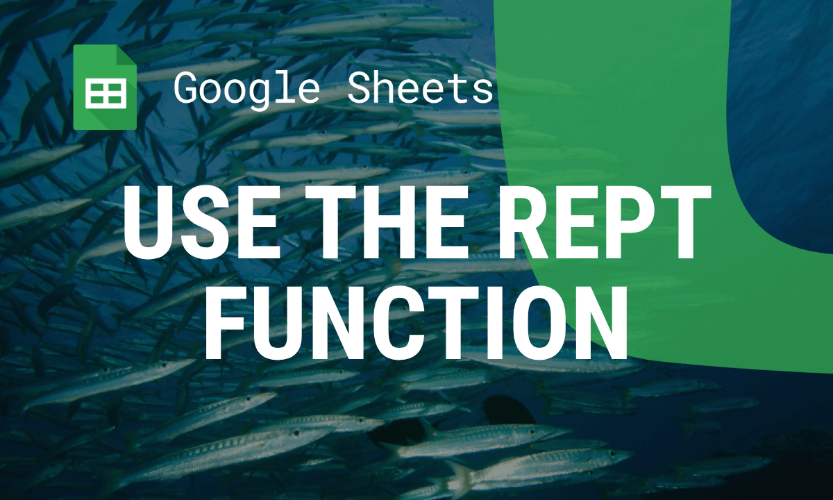 REPT function in Google Sheets: repeat text, pad values and draw in-cell bars